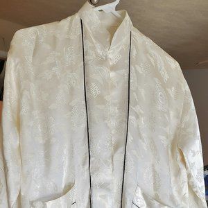 Vintage-Made Japanese Silk Robe